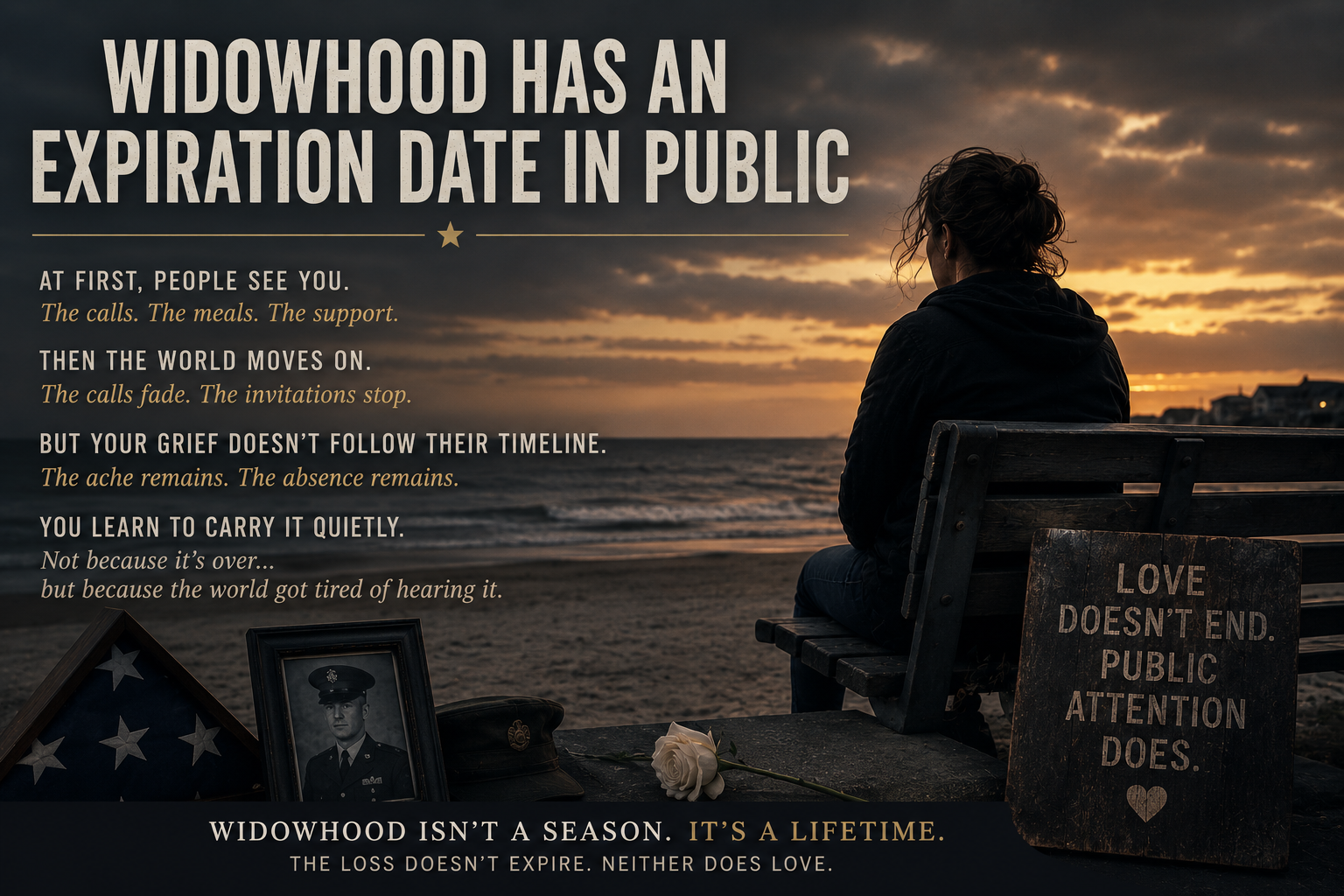 Widowhood Has an Expiration Date in Public