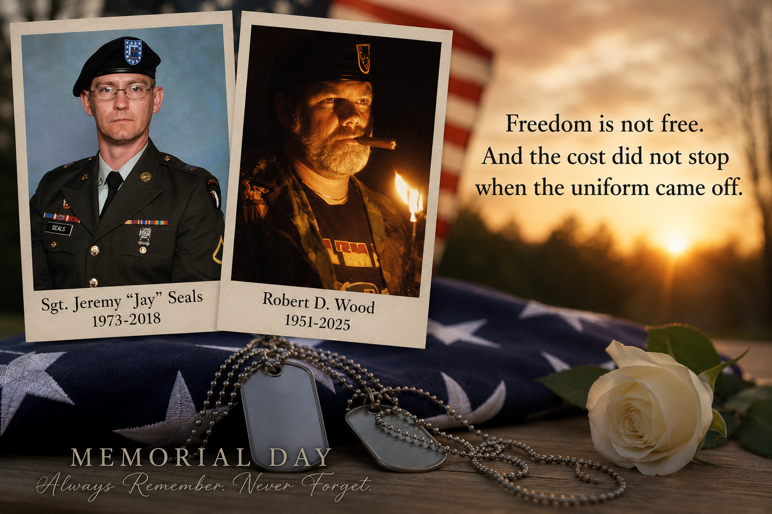 Memorial Day Never Ends for Me