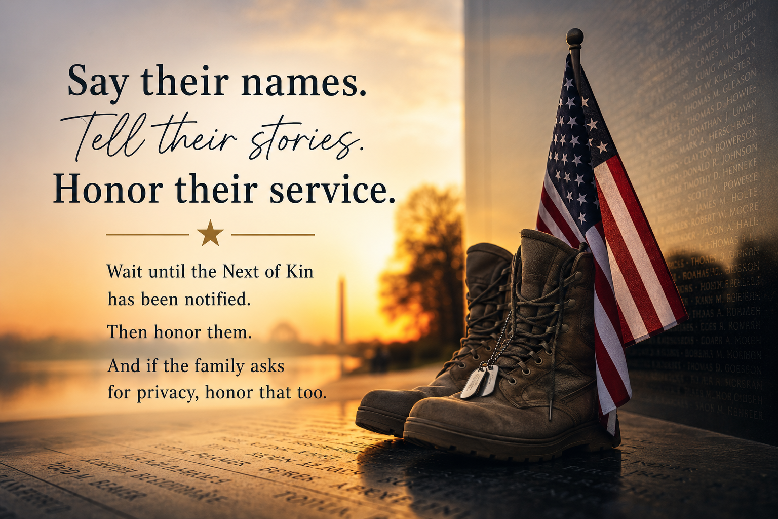 Say Their Names, Tell Their Stories