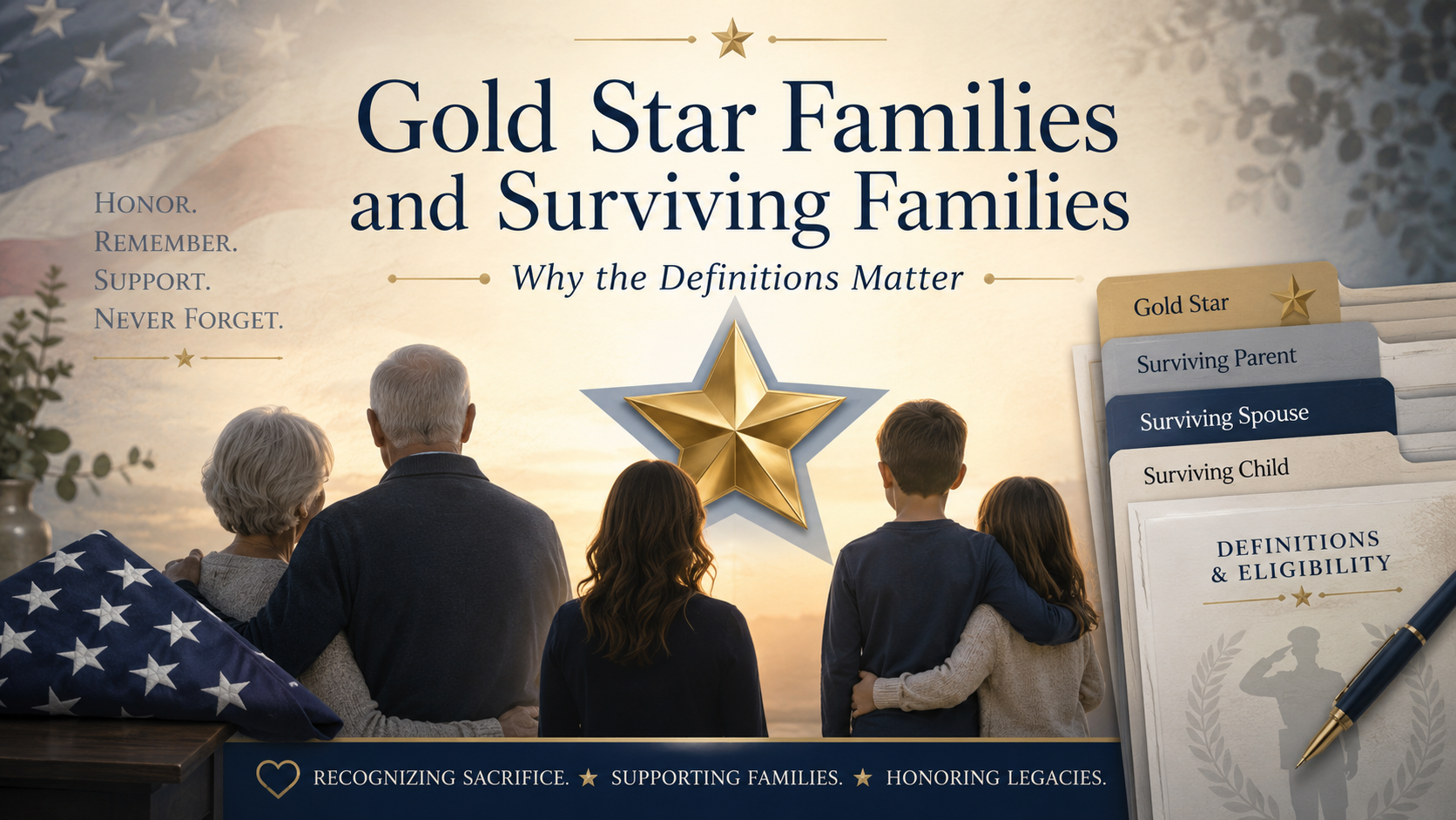 Gold Star Families and Surviving Families: Why the Definitions Matter