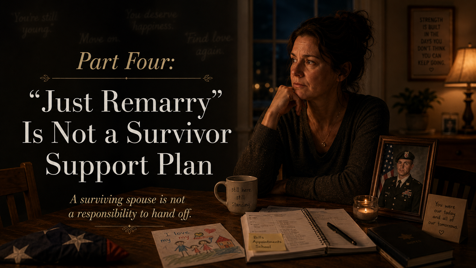 Part Four: “Just Remarry” Is Not a Survivor Support Plan