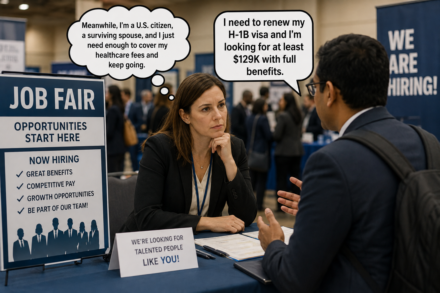 The $129,000 Job Fair Conversation I Wasn't Prepared to Hear