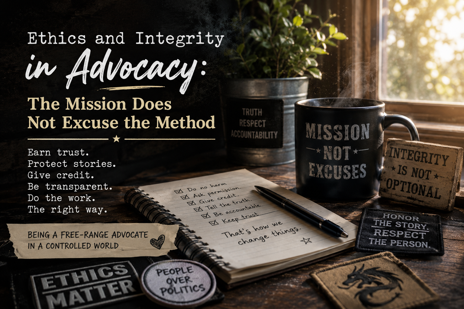 Ethics and Integrity in Advocacy: The Mission Does Not Excuse the Method