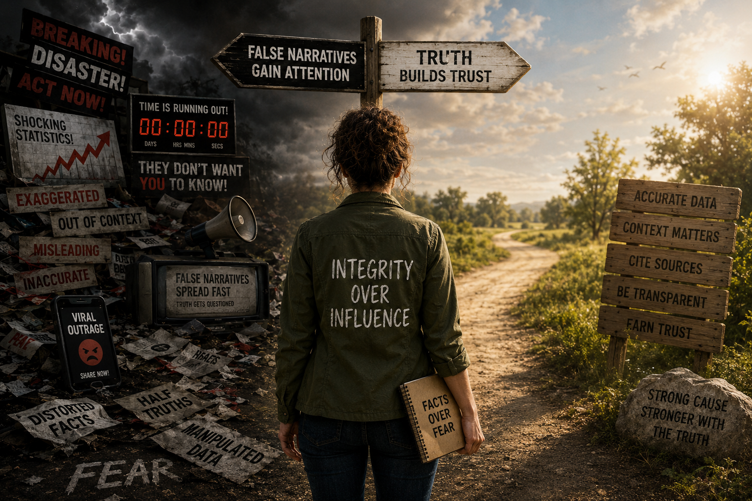 False Narratives Do Not Help the Cause