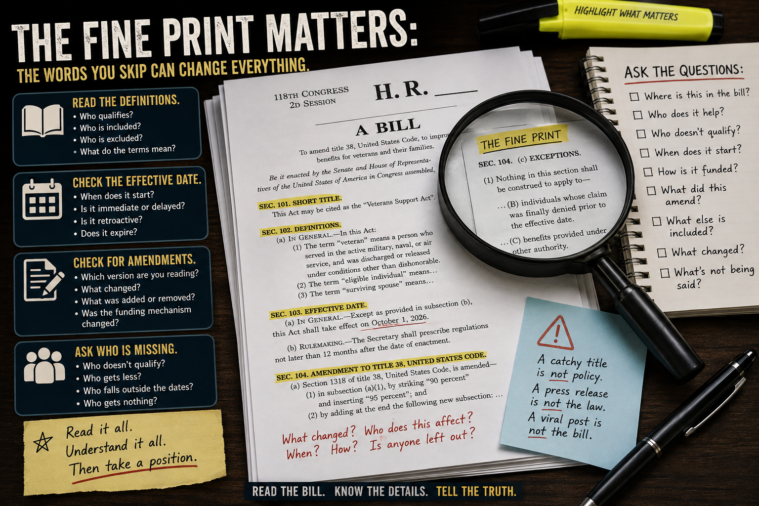 The Fine Print Matters: