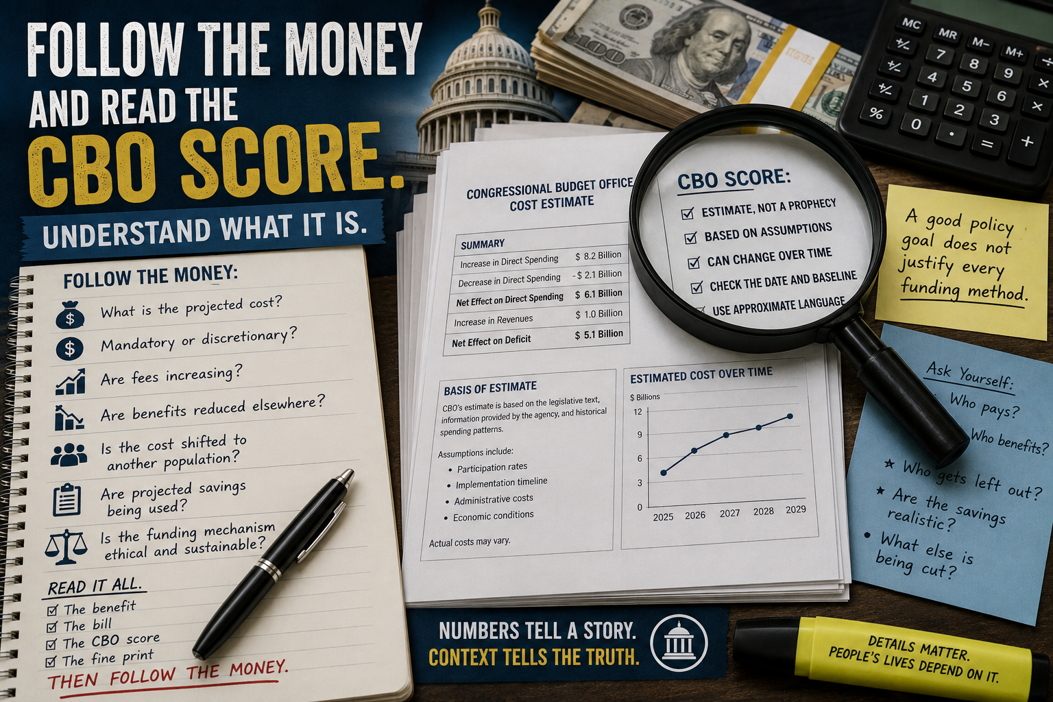 Follow the Money and Read the CBO Score, 
