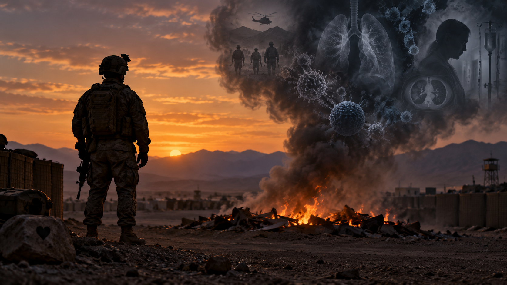 The Army Says Burn-Pit Exposure Can Be Combat-Related.
