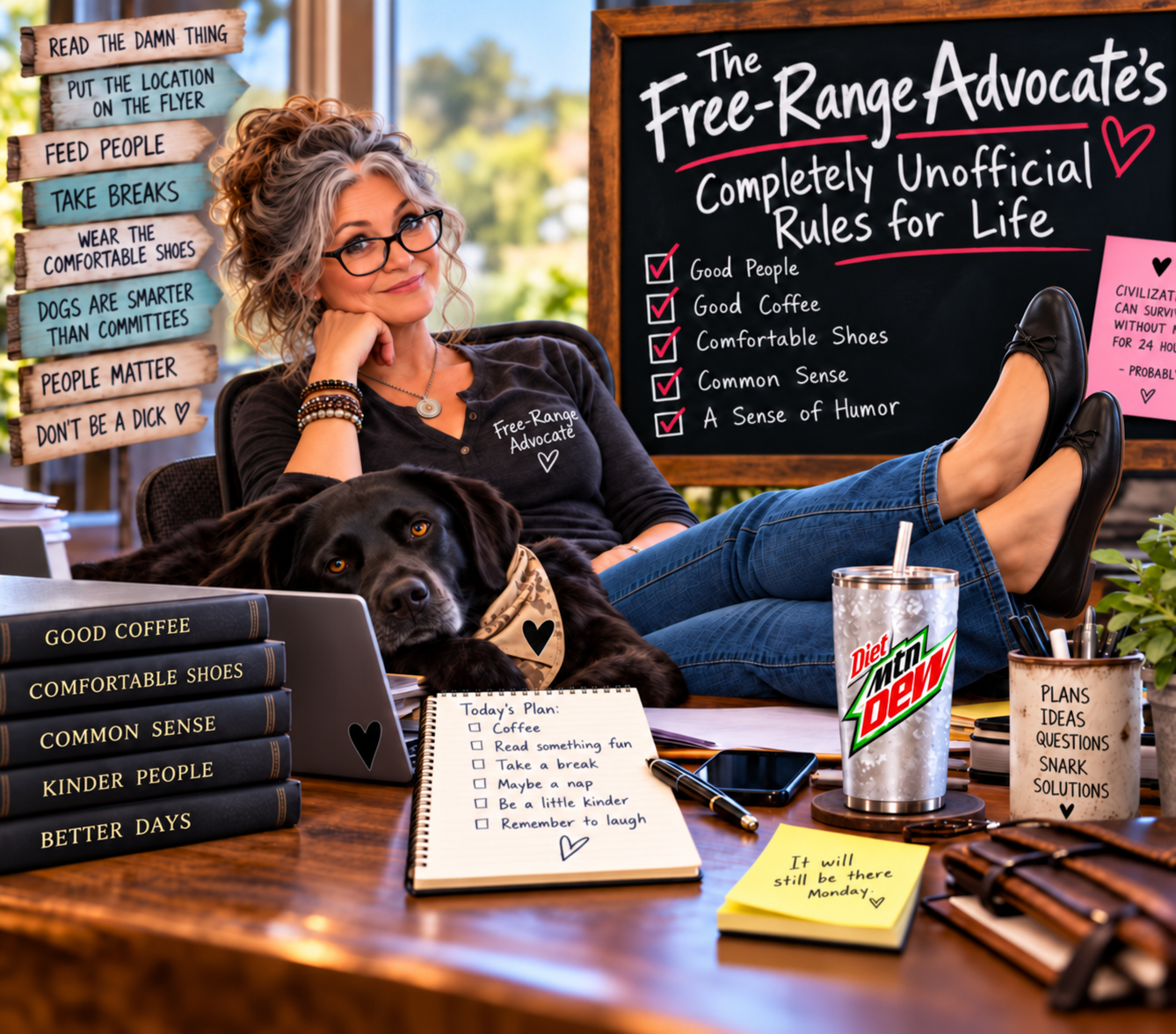 The Free-Range Advocate’s Completely Unofficial Rules for Life