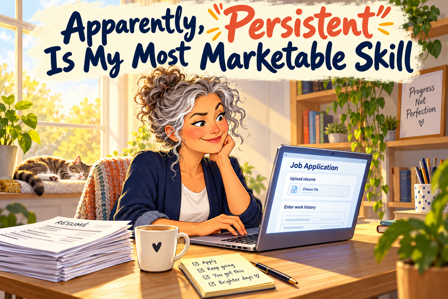 Apparently, “Persistent” Is My Most Marketable Skill