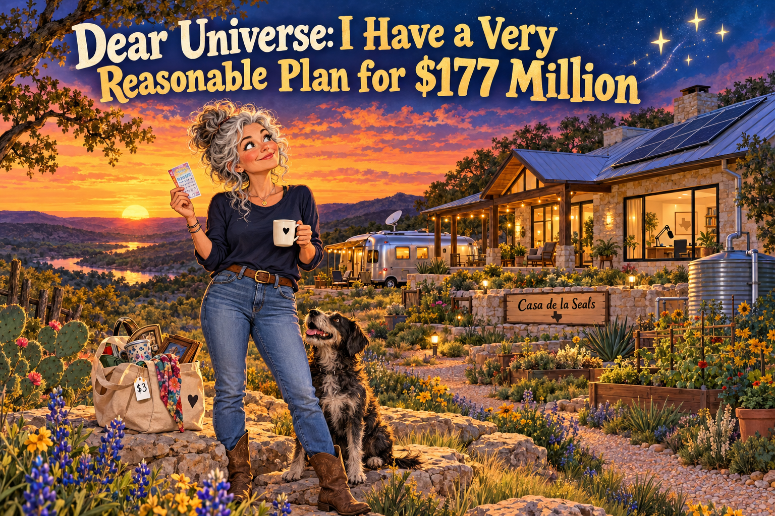 Dear Universe: I Have a Very Reasonable Plan for $177 Million