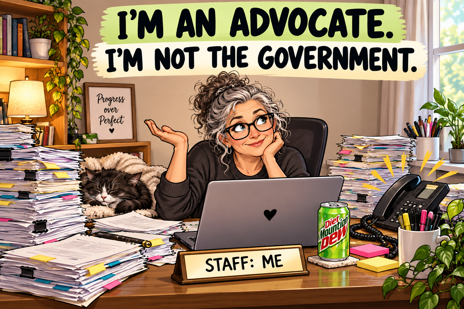 I’m an Advocate. I’m Not the Government.