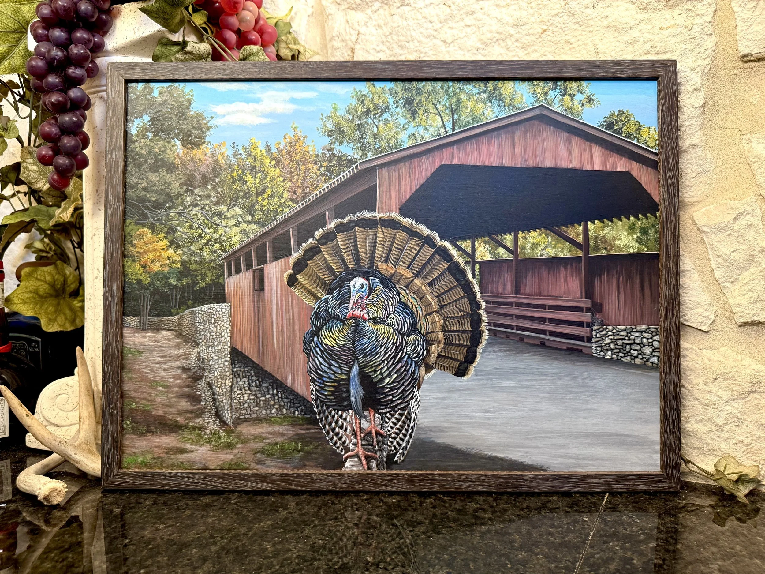 Acrylic or Oils on canvas