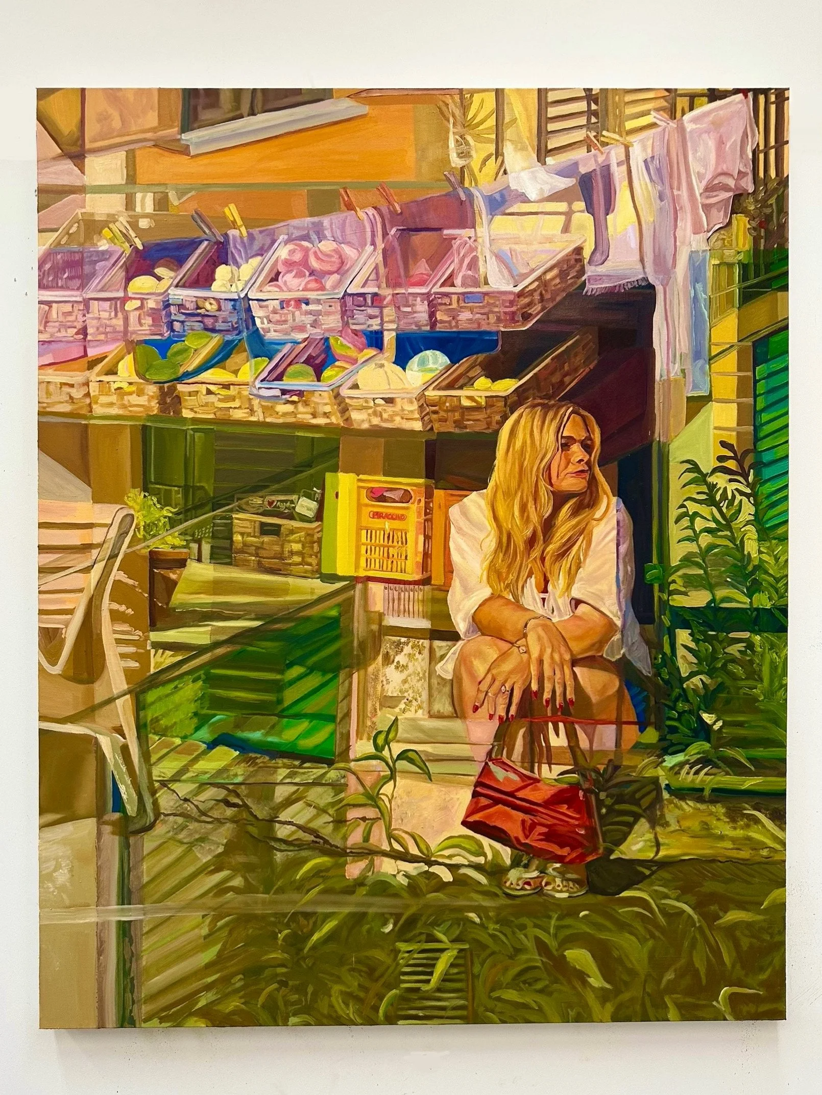 Somewhere, Somehow, Someday, 2025, 60"x48", Oil on Canvas