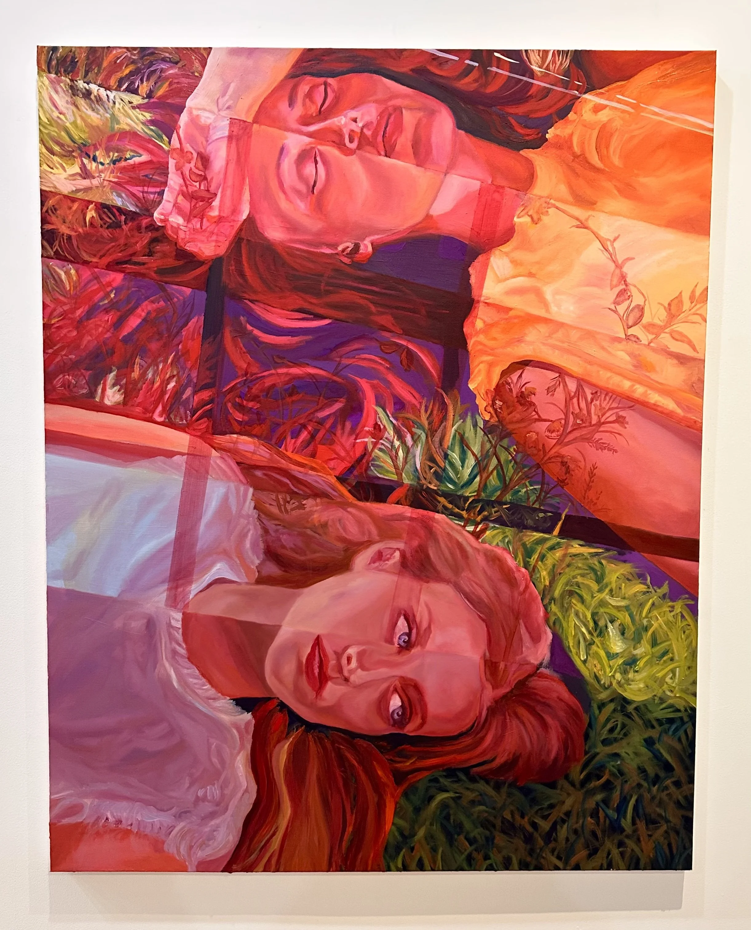 As I Lay, 2025, 60"x48", Oil on Canvas