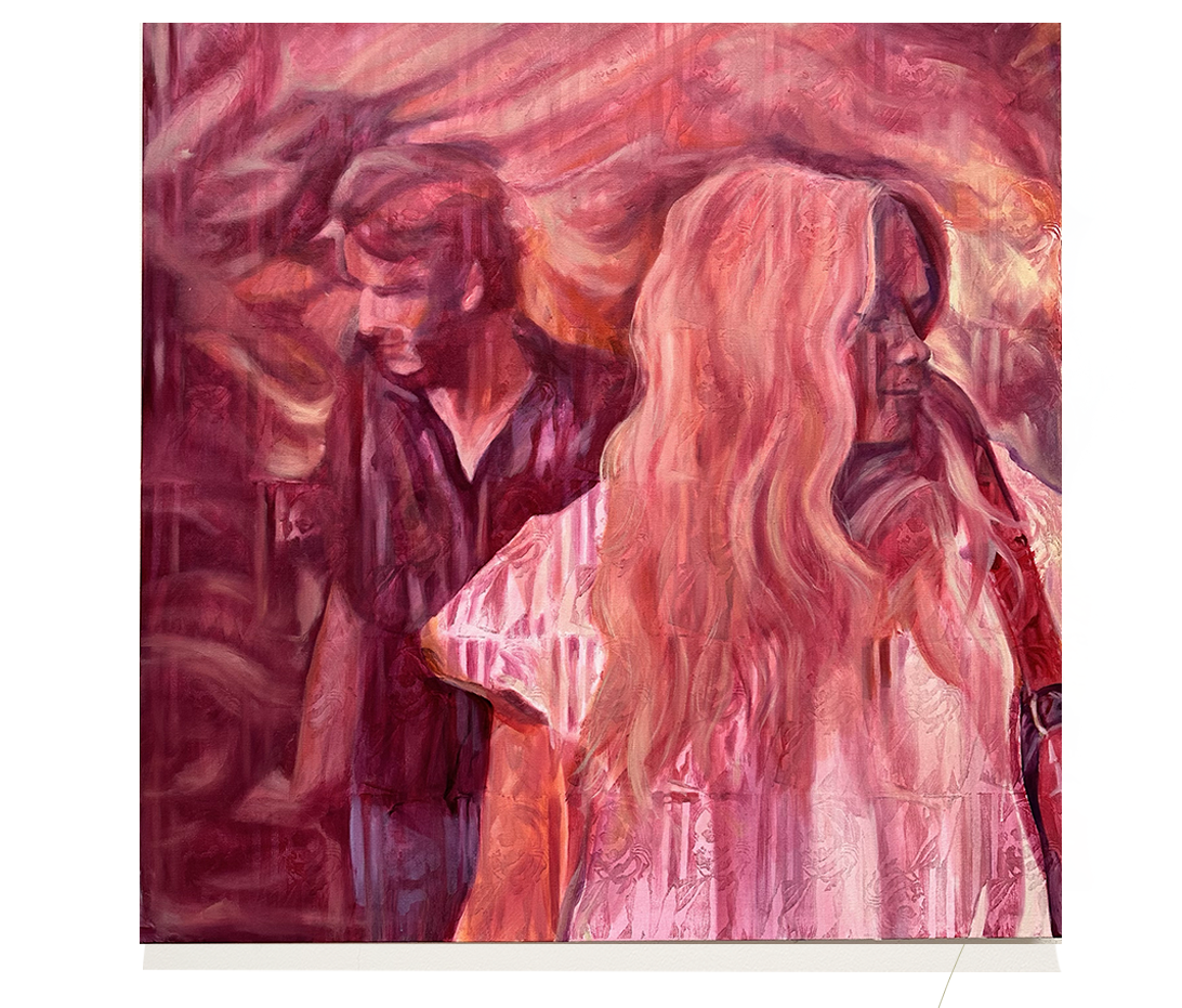 Sweet Afterthought, 2025, 36"x36", Oil on canvas