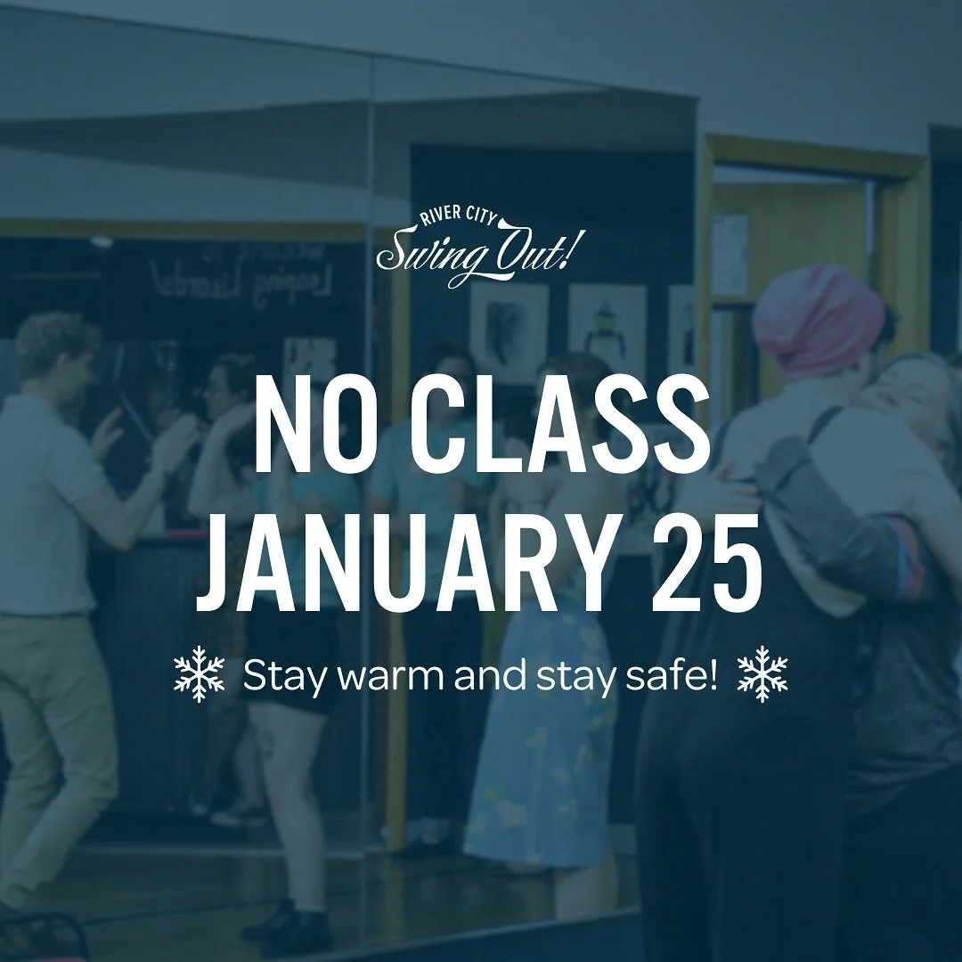 Due to inclement weather, we are cancelling all classes for tonight, Sunday January 25! 

If you&rsquo;ve already paid for tonight&rsquo;s class, check your email about options for makeup lessons and discounts on our February classes. 

Have question