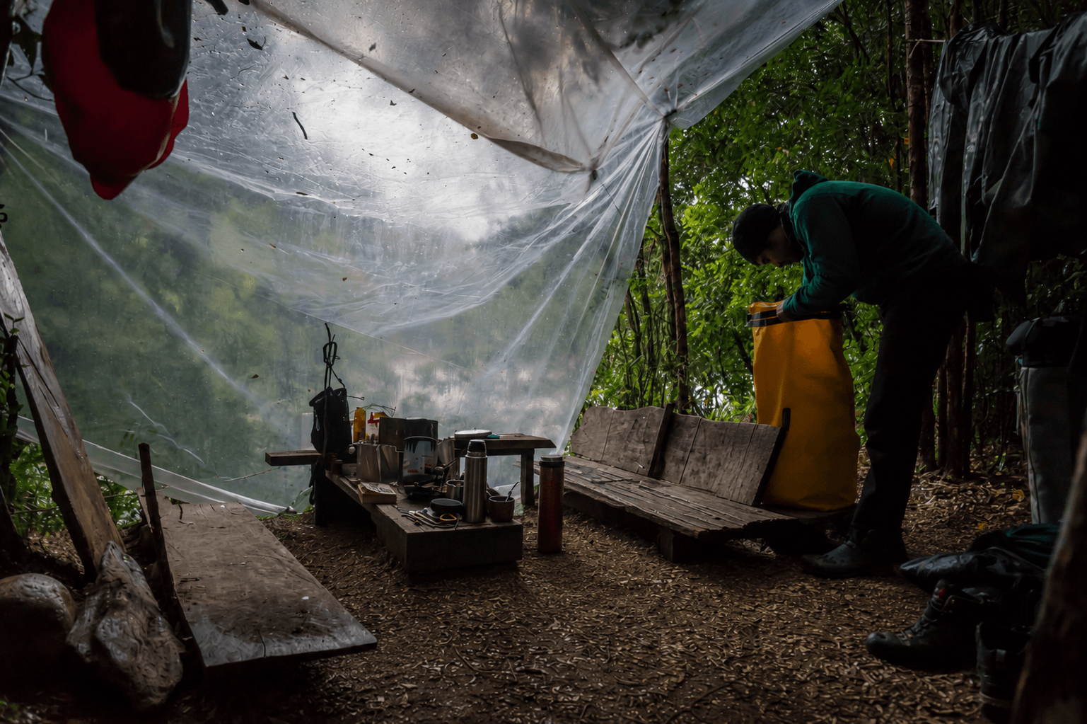 Climber camp in Cochamó - ©Nelson Klein