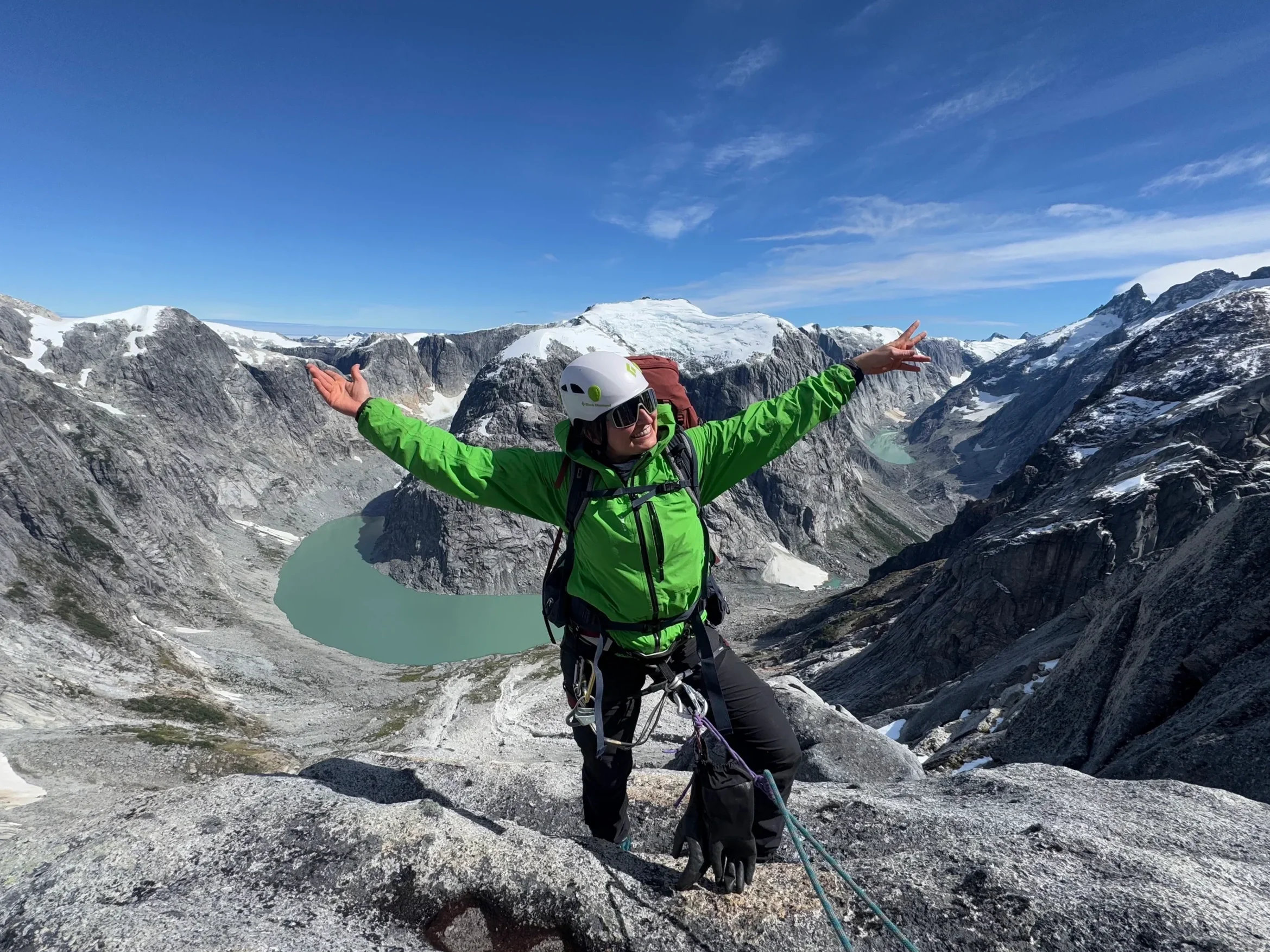 Alpine scrambling in Patagonia