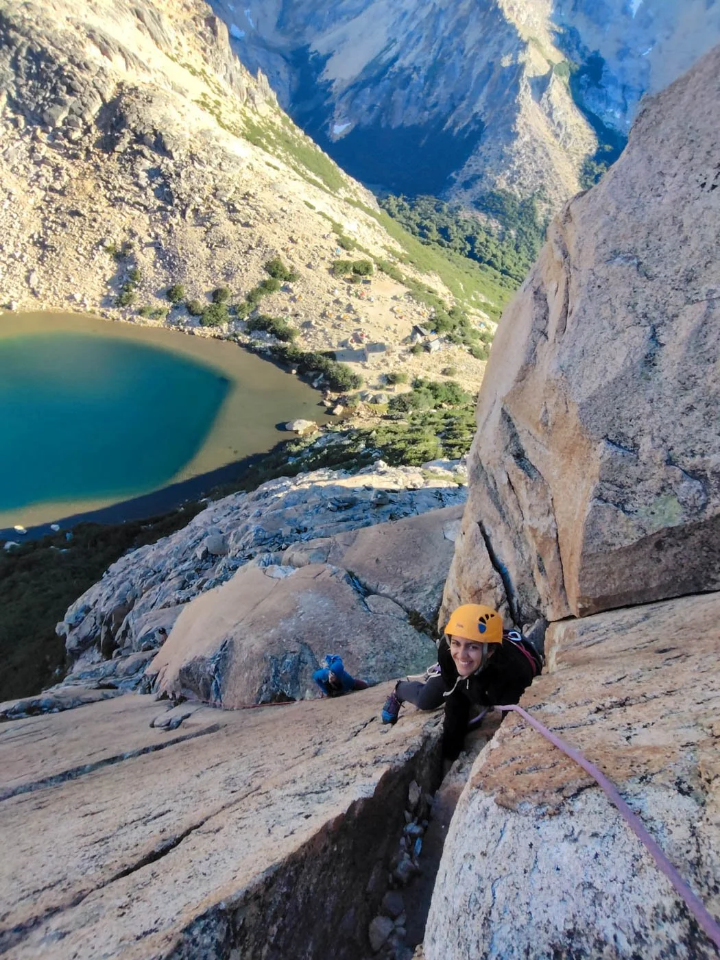 Climbing in Frey Patagonia