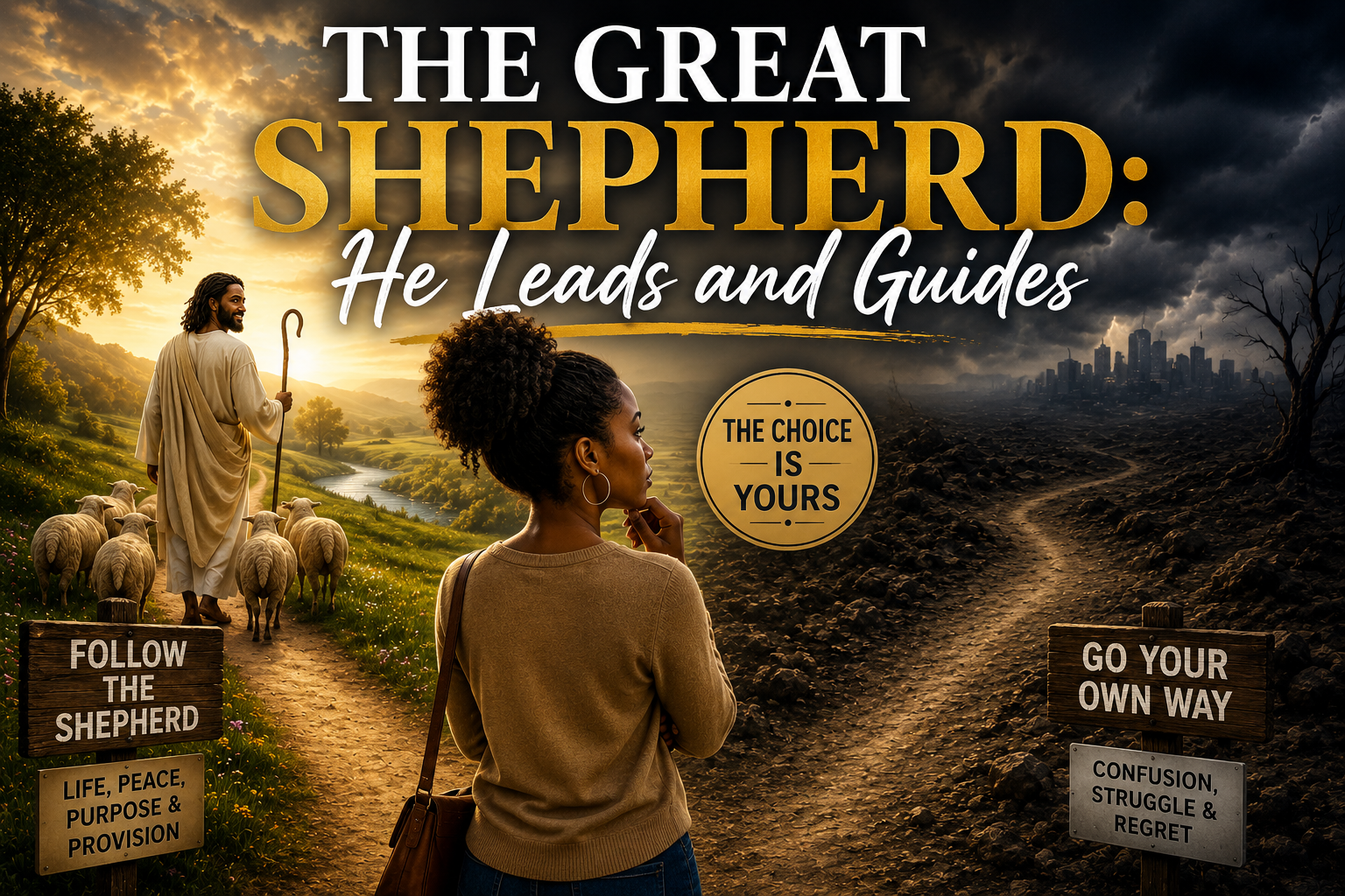The Great Shepherd: He Leads and Guides