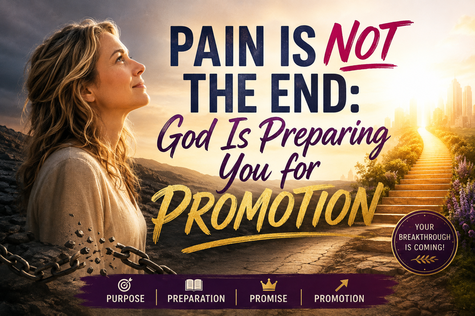 Pain Is Not the End: God Is Preparing You for Promotion
