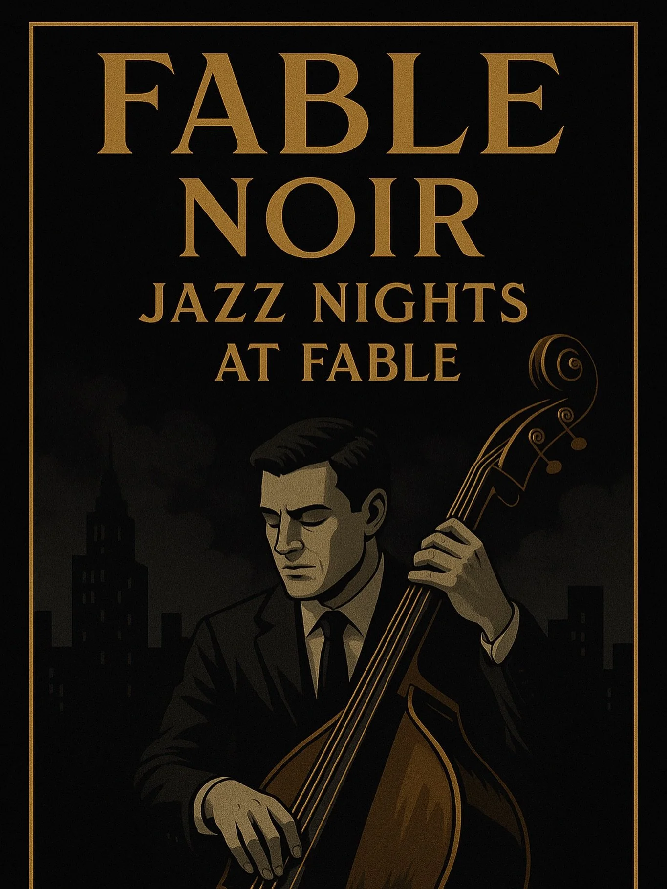 ✨ Fable Noir returns Friday 28 November ✨
From 8:30 PM till midnight, join us on Melbourne&rsquo;s most magical rooftop for a night of music, jazz, and Shiraz.

Indulge in a 10-dish multi-course jazz package, curated to pair perfectly with smooth liv