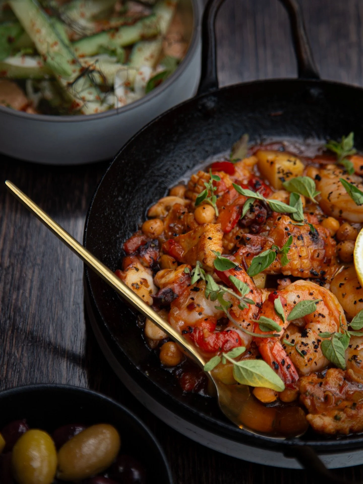 Antipodes Festival is here 🇬🇷✨

Tonight and tomorrow only, we&rsquo;re serving up our special banquet menu at Fable Melbourne and it&rsquo;s everything you want from a Greek feast on the rooftop.

Pictured:
Our mixed seafood saganaki with tender oc