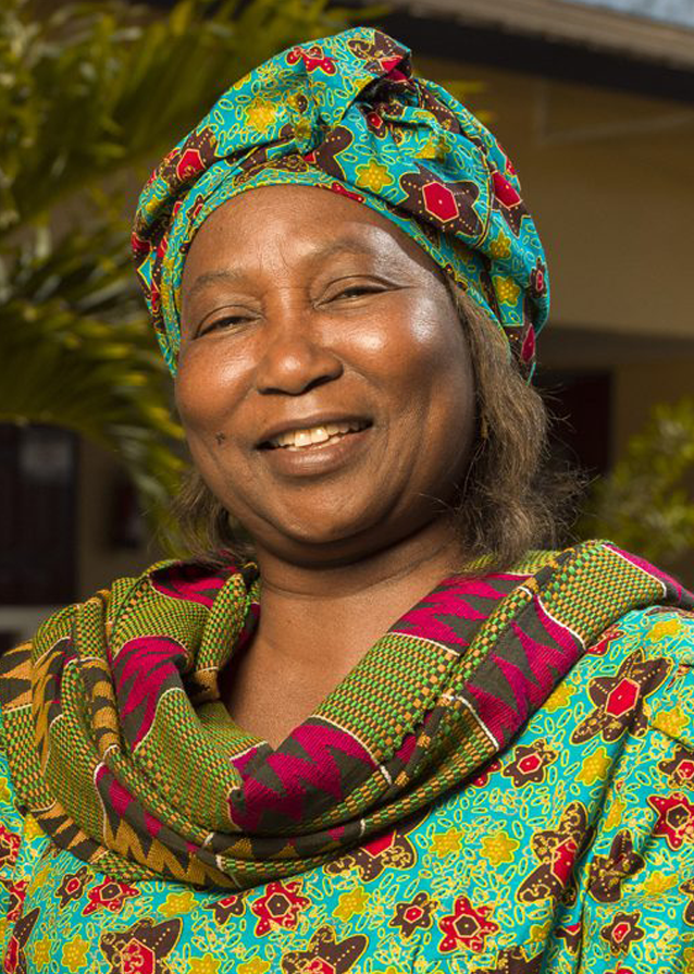 Therese Drammeh, smiling at the camera
