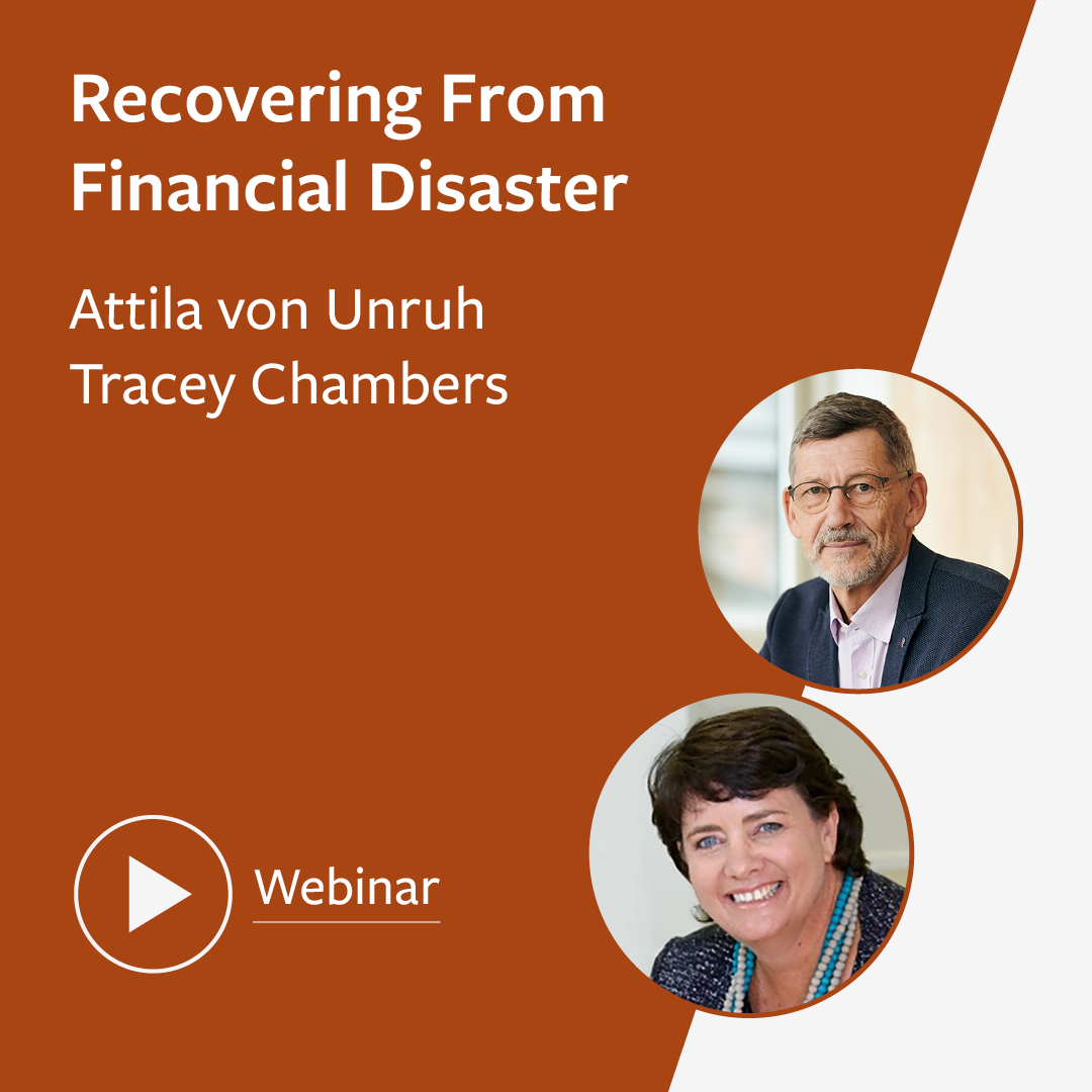 Recovering from Financial Disaster