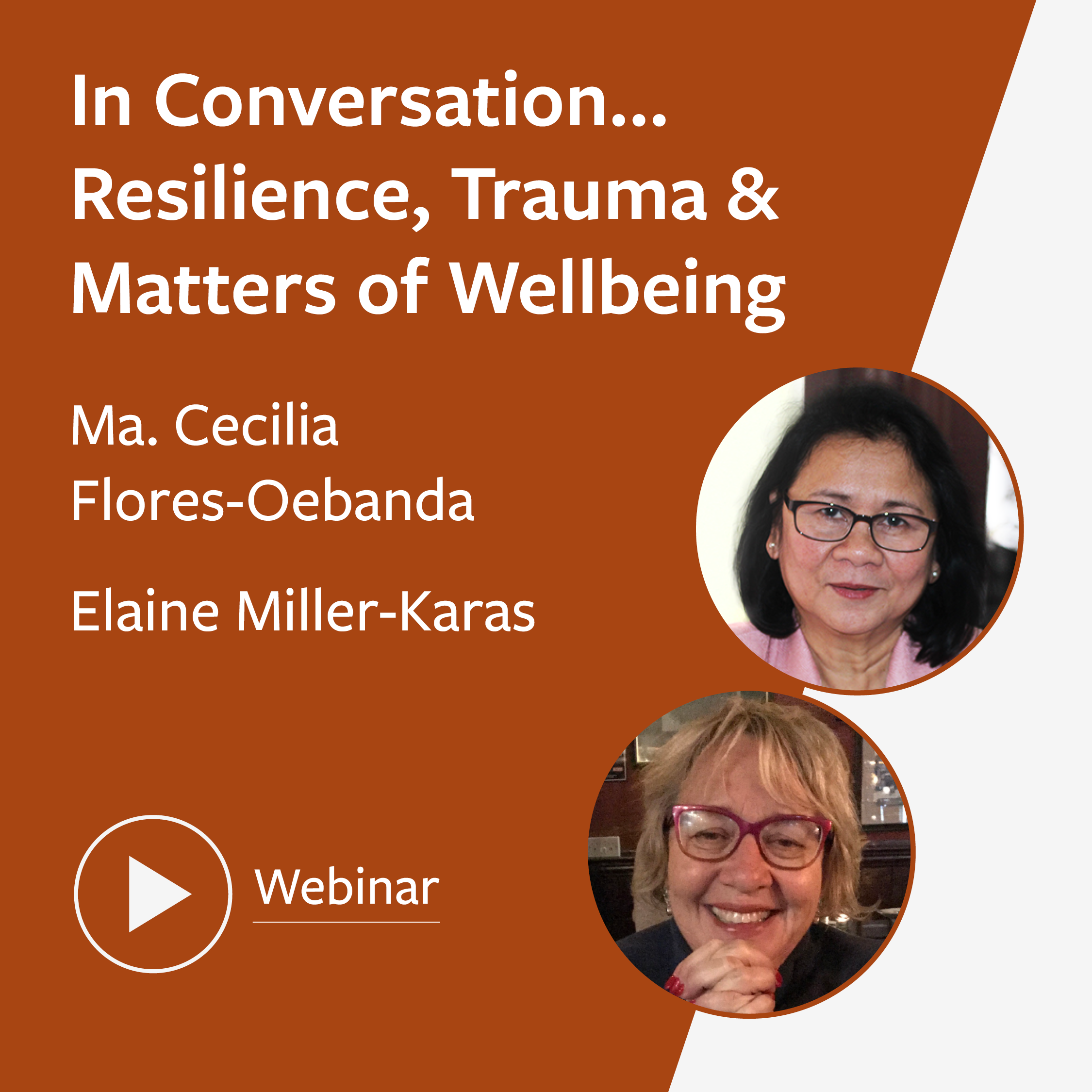 In Conversation… Resilience, Trauma and Matters of Wellbeing