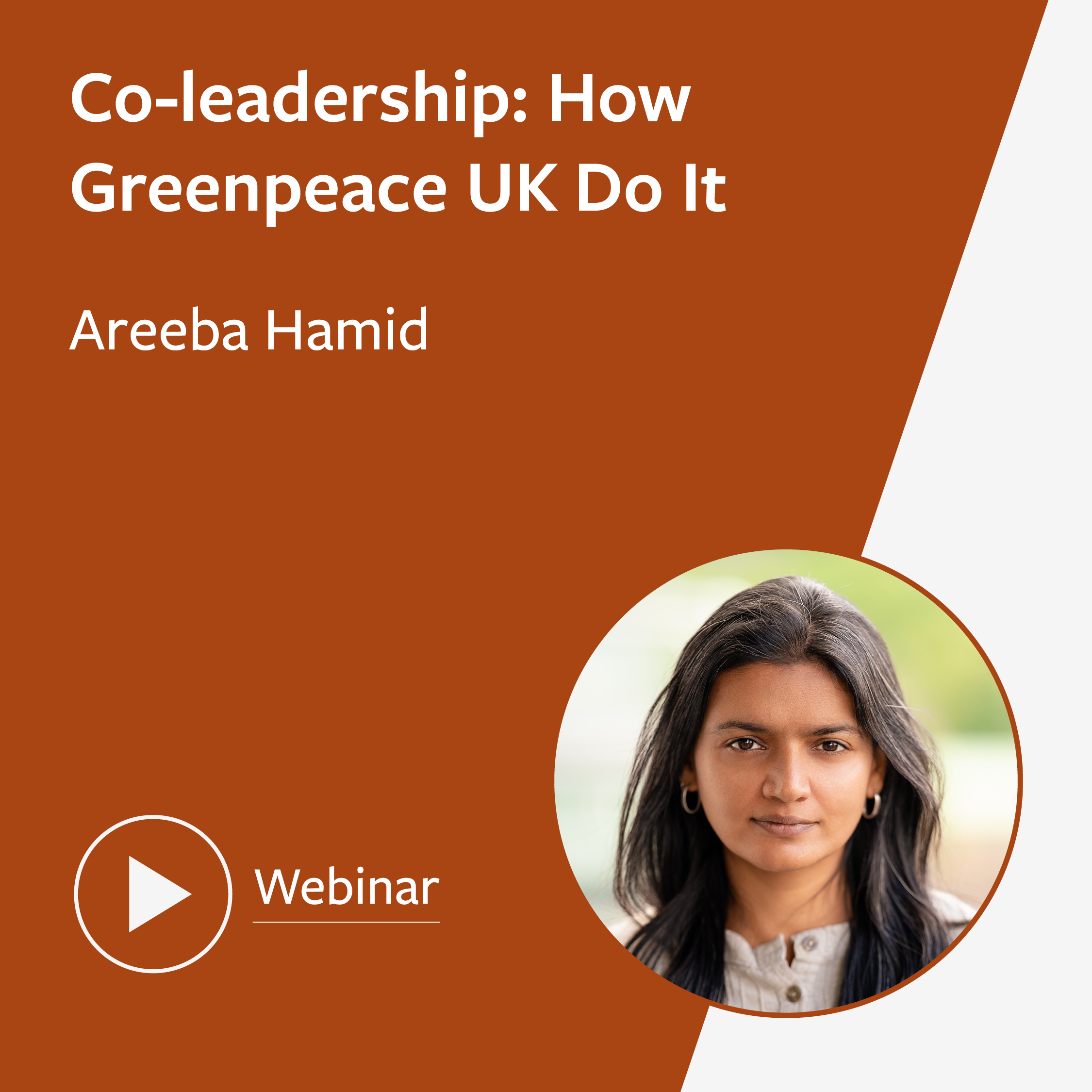 Co-leadership: How Greenpeace UK Do It