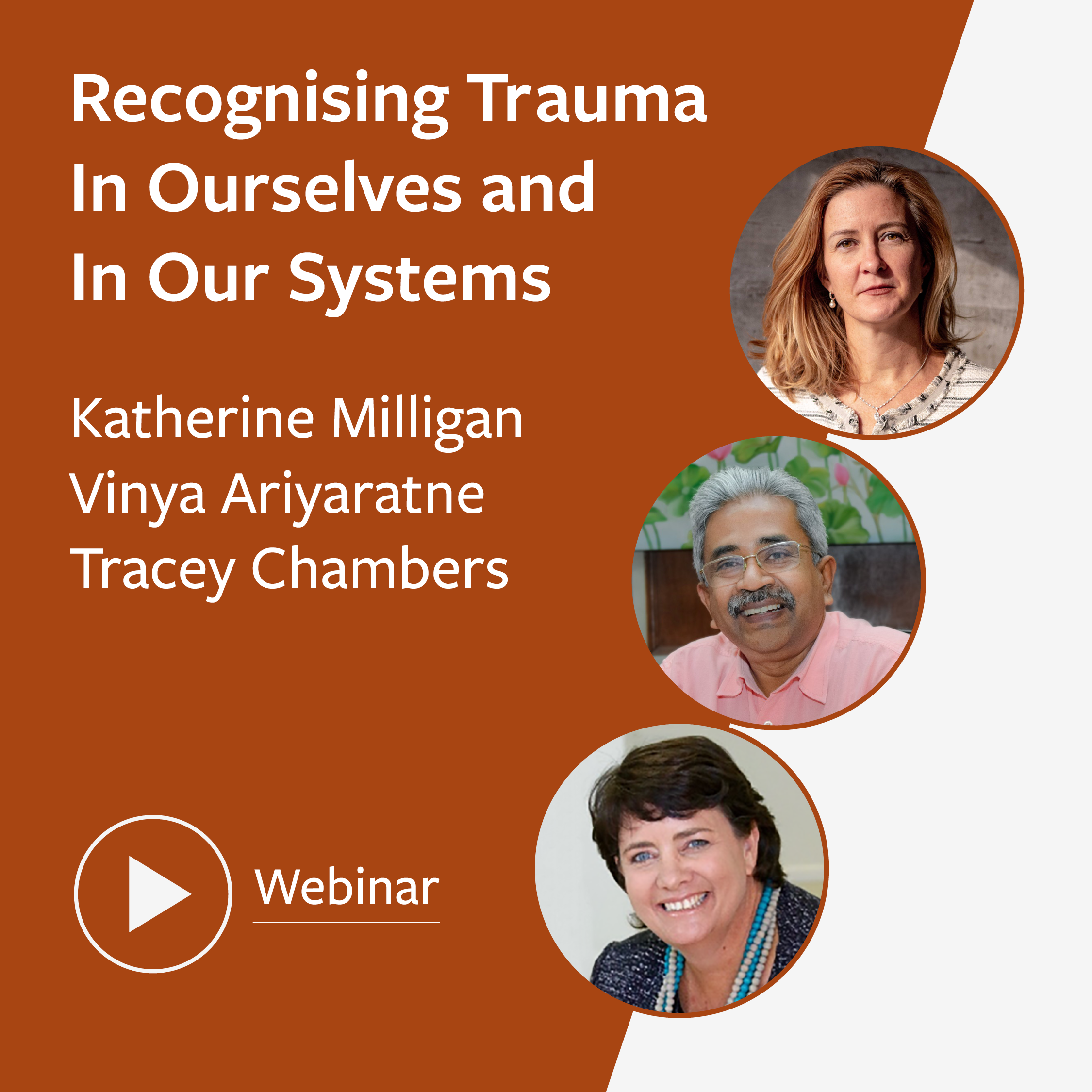 Recognising Trauma In Ourselves and In Our Systems.