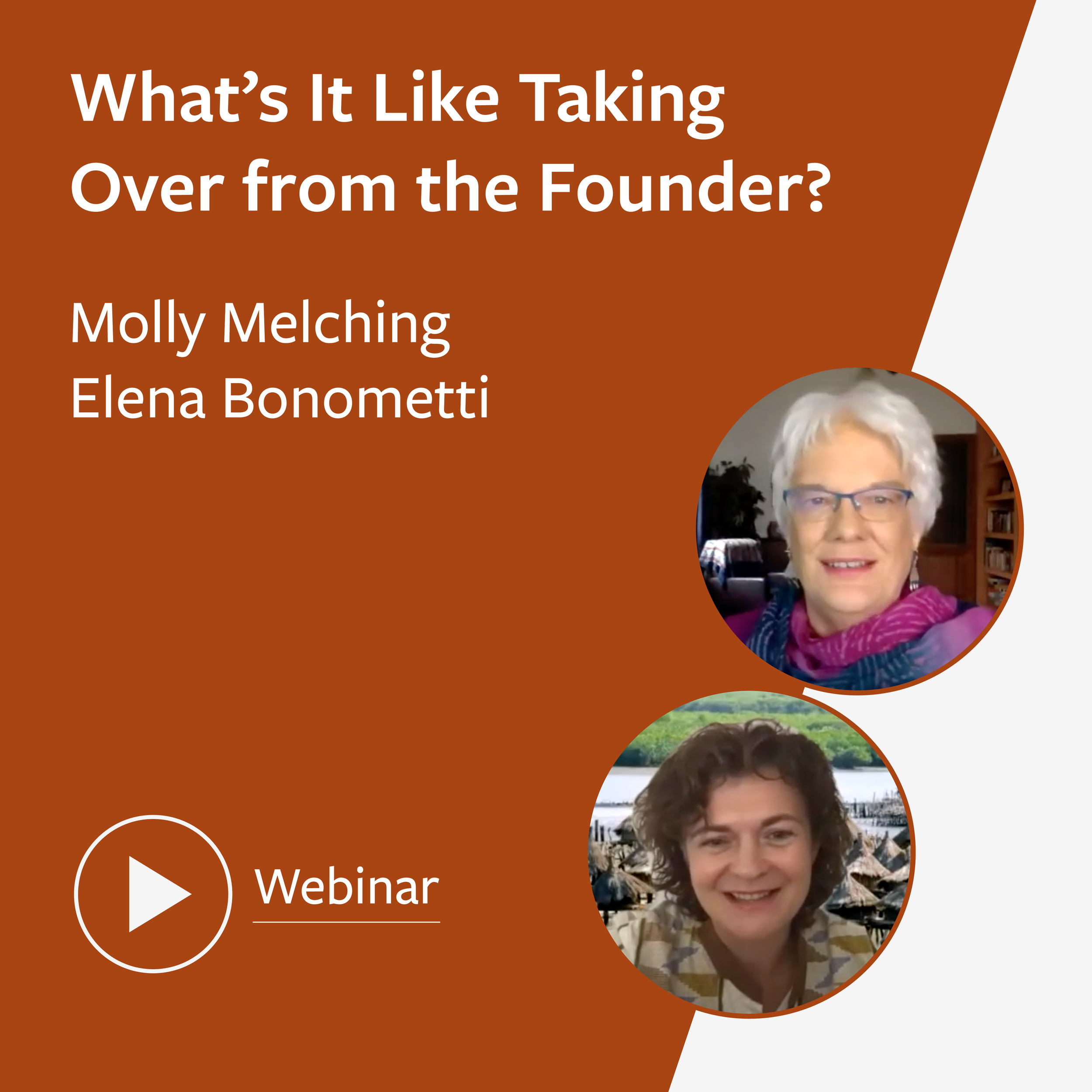 What’s it like taking over from the founder?