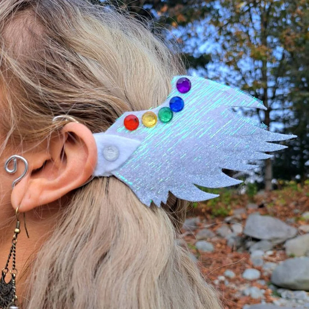 Peacock Pixie Ear Wings Pixie Ear Wings