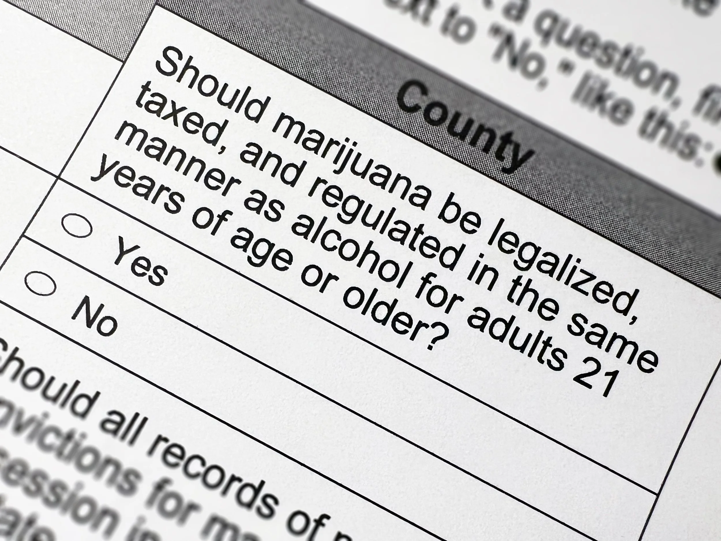 Vote No On Weed?