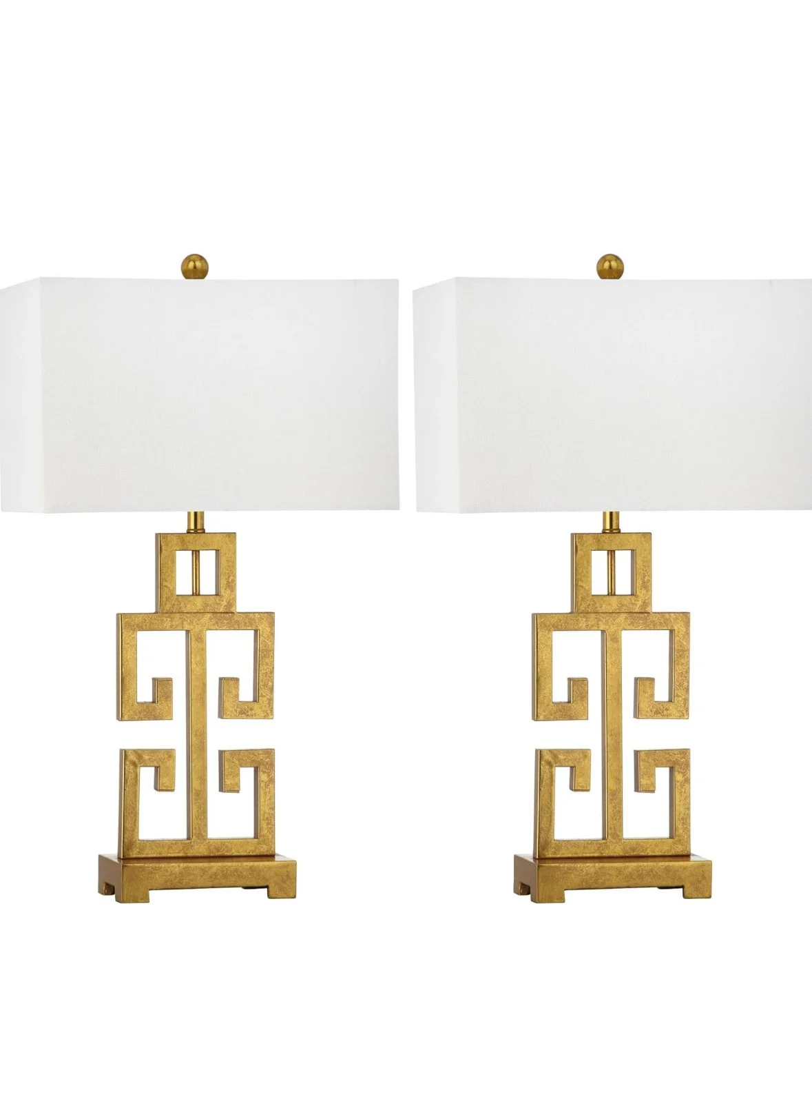 Set of Gold Lamps