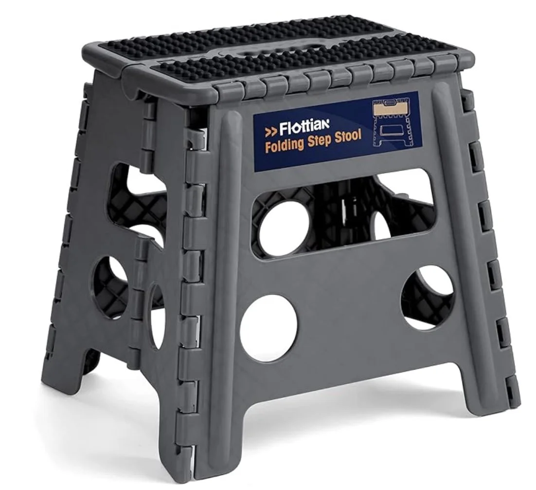 Folding step stool