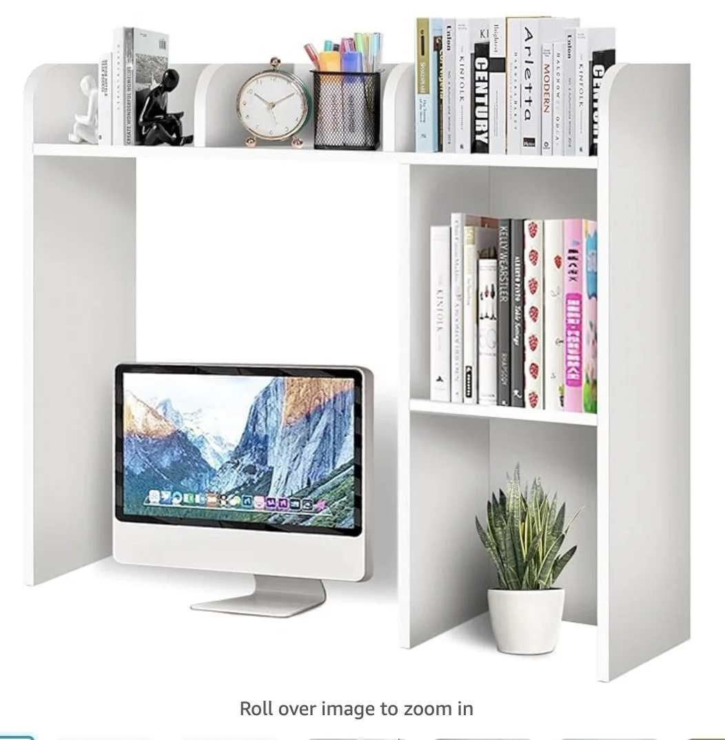 Desk Bookshelf Hutch