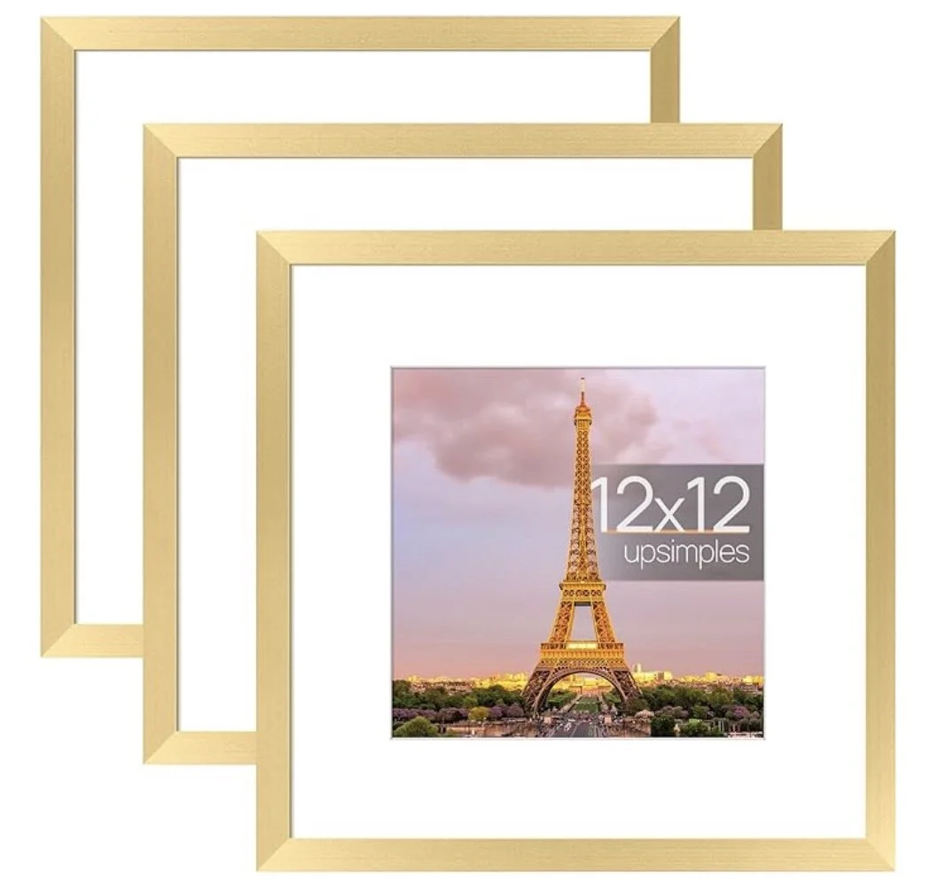 12 x 12 Gold Frames
