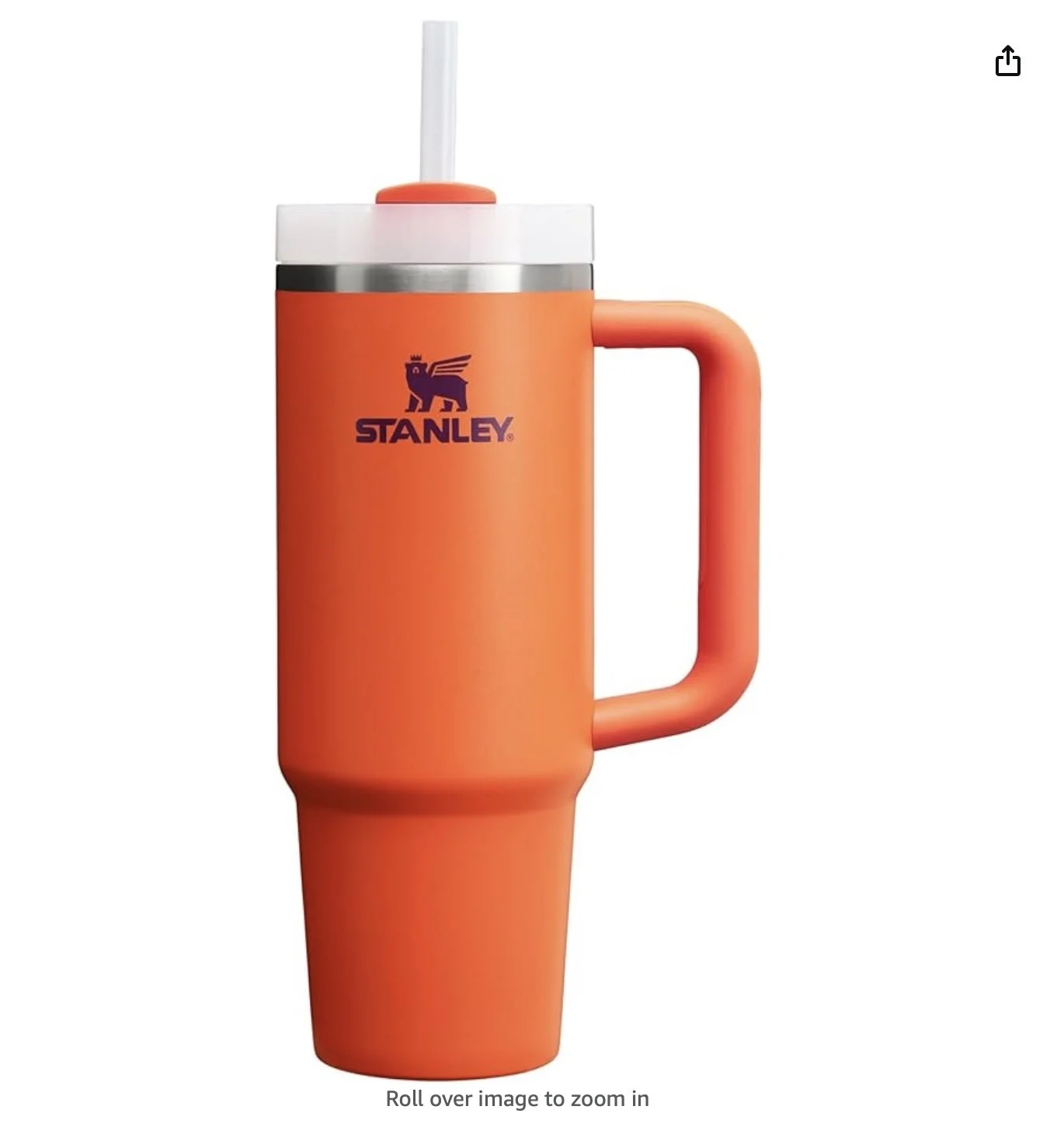 Orange Stanley Tumbler