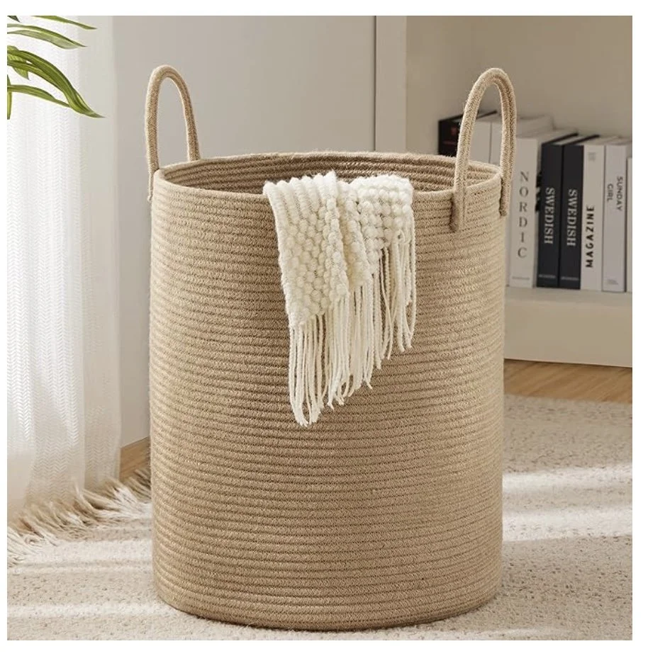 Natural Storage Basket with Handles