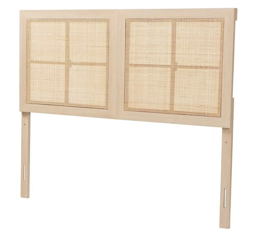 Queen Rattan Headboard