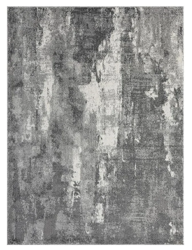 Luxe Weavers Euston Dark Grey 5 x 7 modern abstract rug