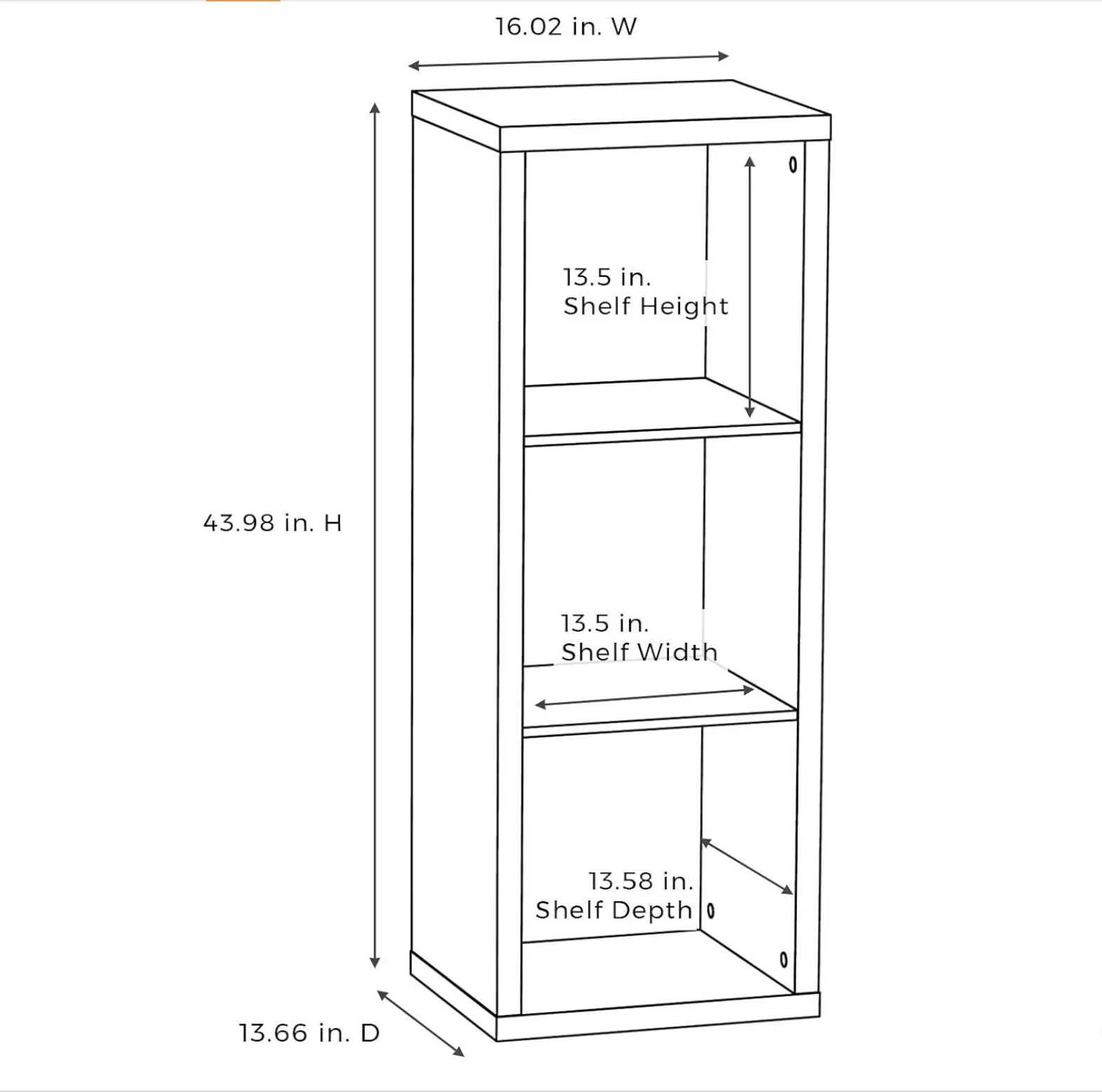Walmart 48-inch ClosetMaid Top Shelf