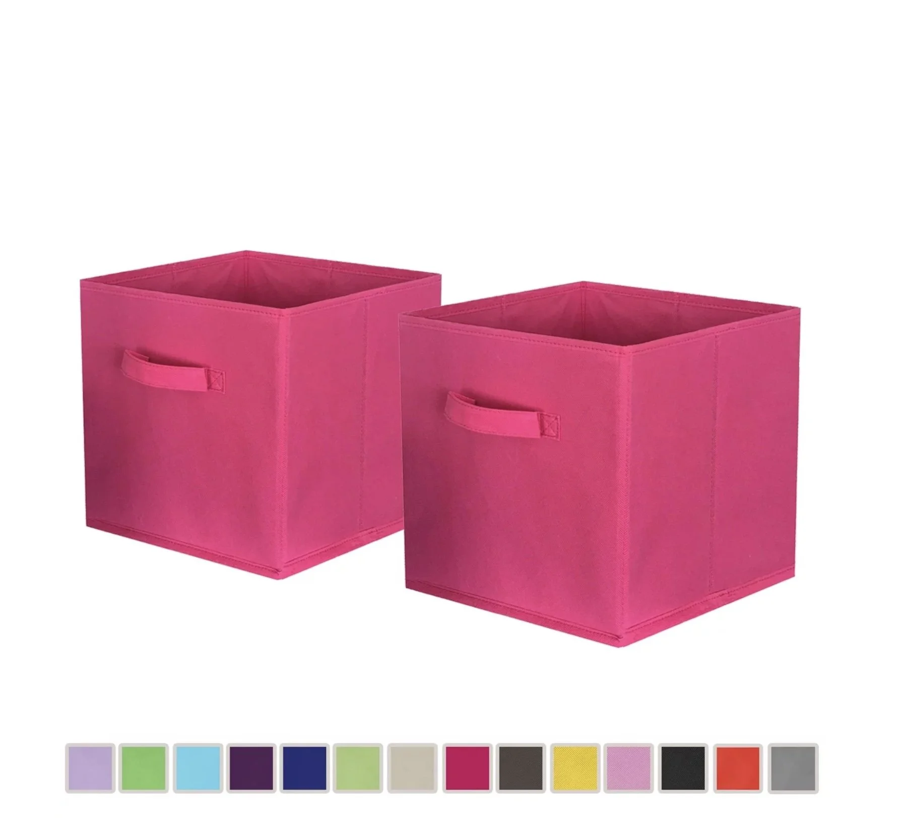 PinkSheep Foldable Fabric Storage Cube Bins
