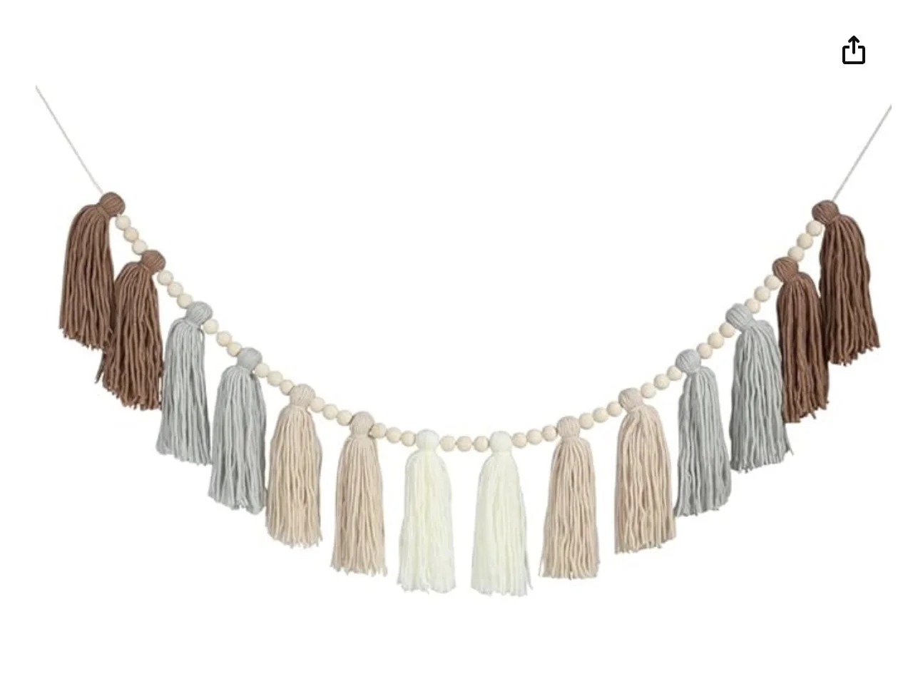Boho Tassel Garland