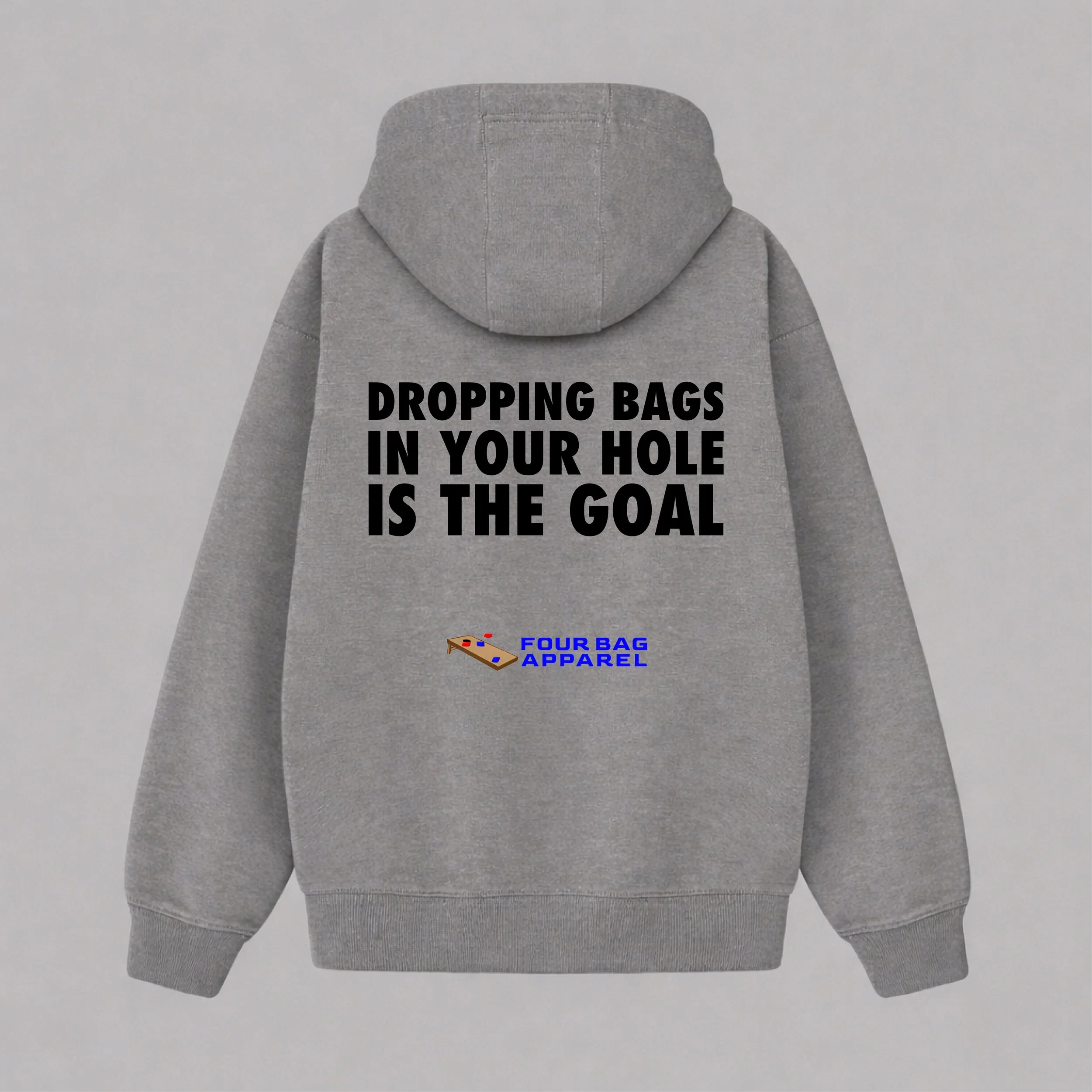 Dropping bags in your hole gray hoodie.jpg