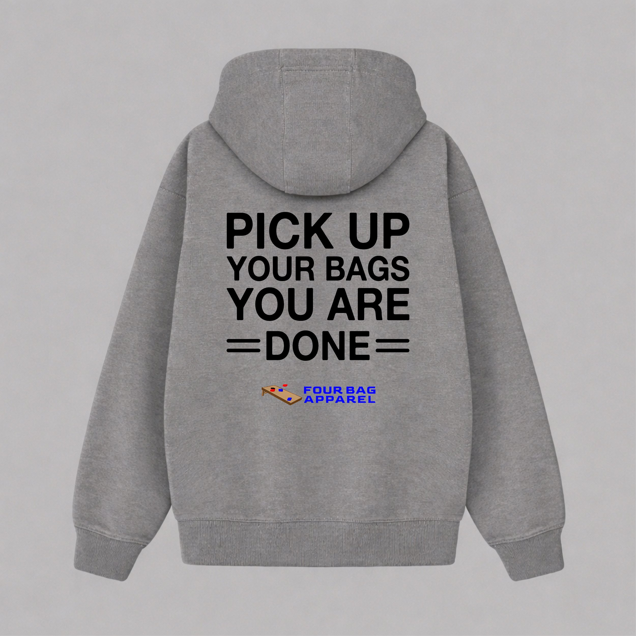Pick up your bags gray hoodie.jpg