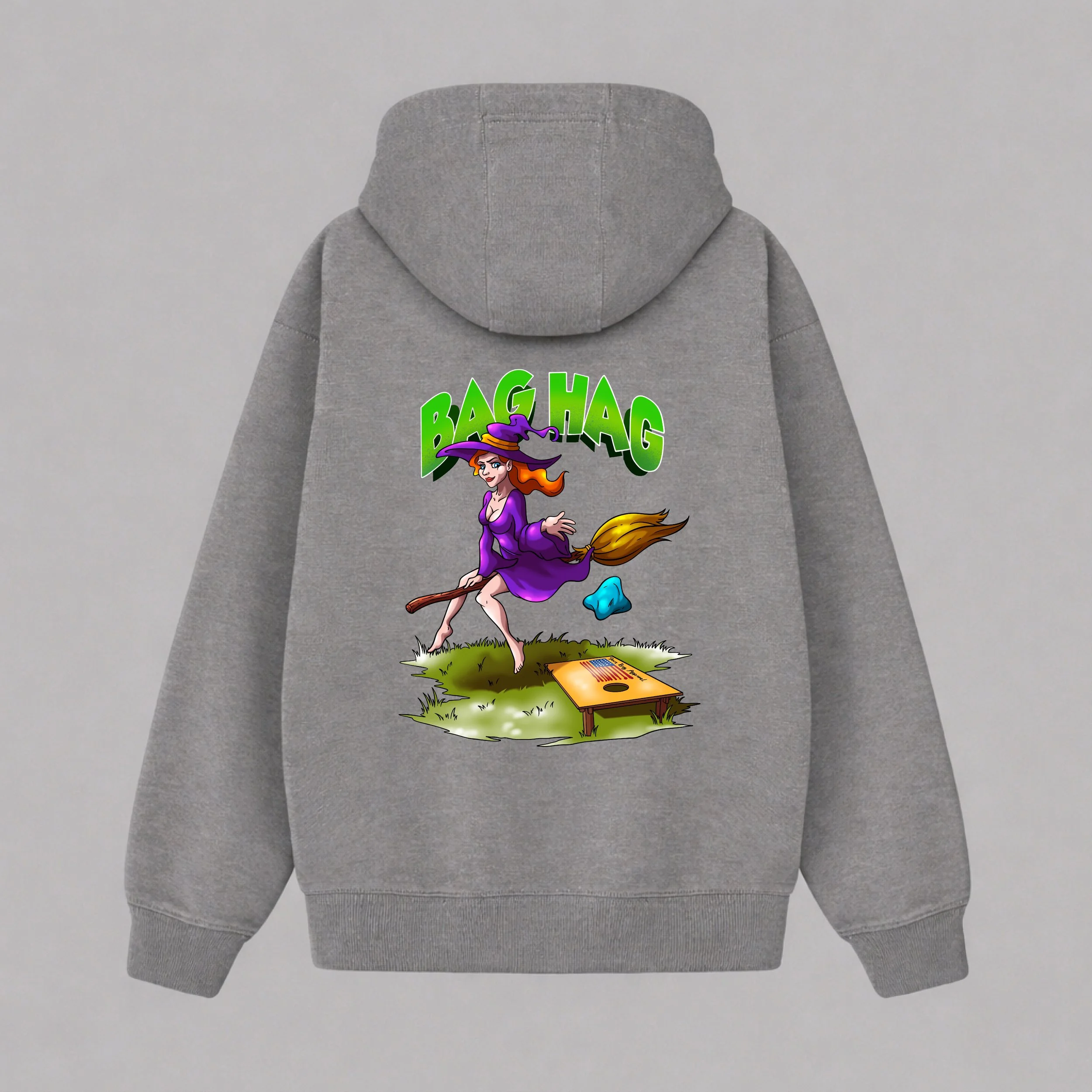 Bag Hag gray hoodie.jpg