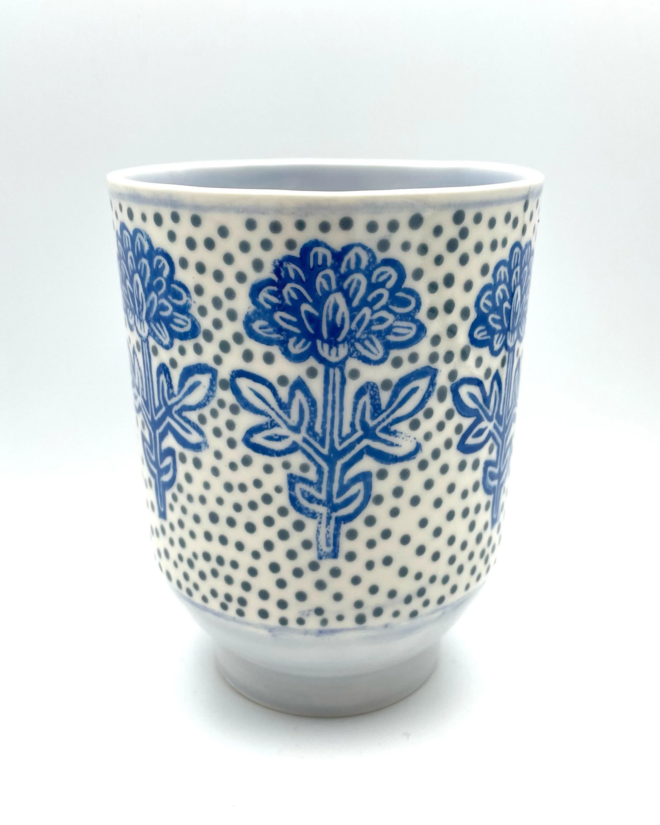 Cornflower Porcelain Vase